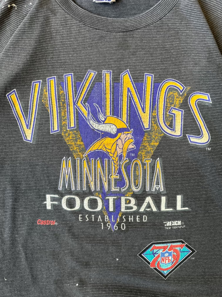 90s Minnesota Viking Football T-Shirt - XL