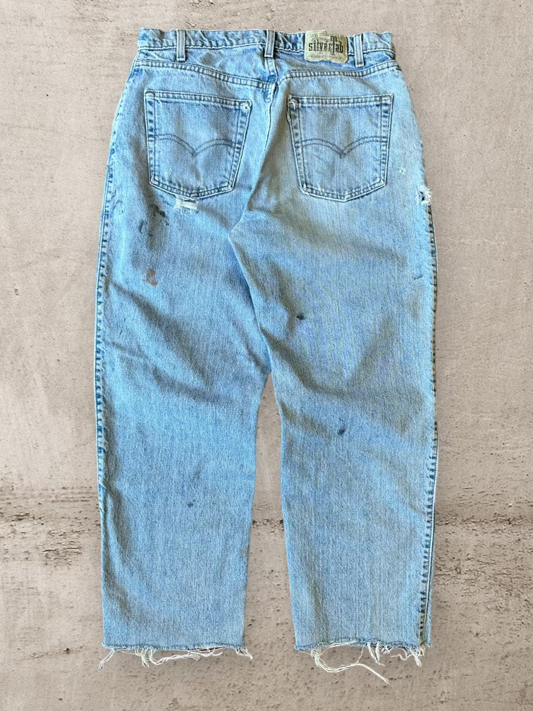 90年代 Levi's SilverTab ライトウォッシュ バギージーンズ - 33x28