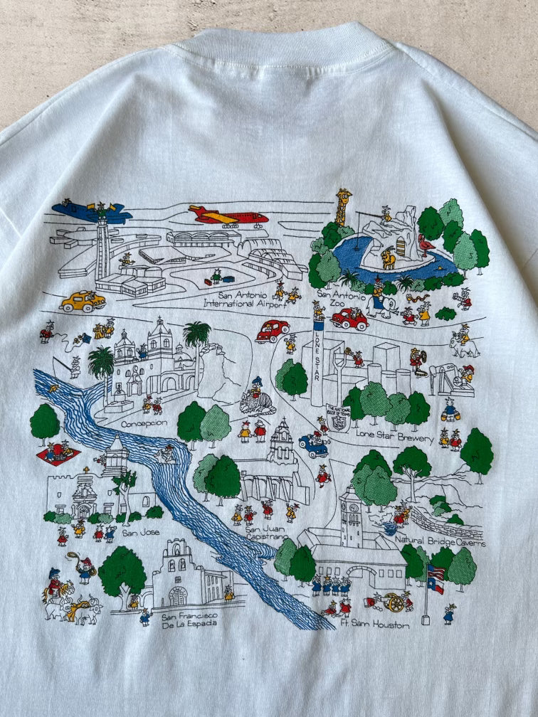 90s San Antonio City T-Shirt - Large