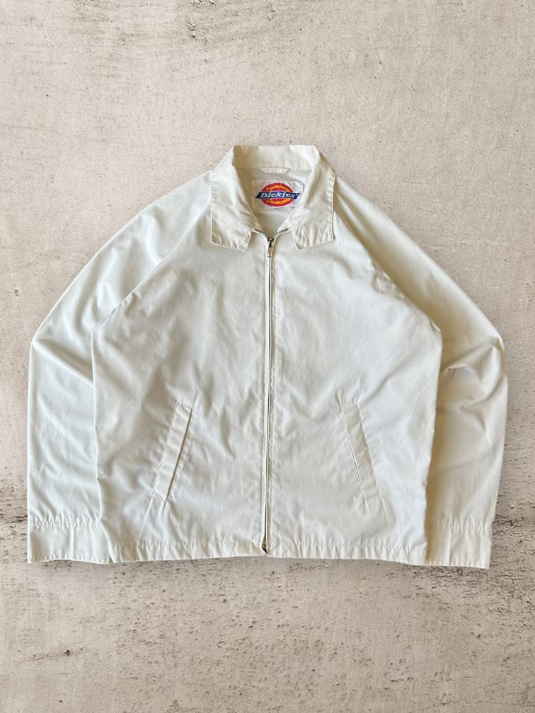 90s Dickies Cream Eisenhower Jacket - Medium