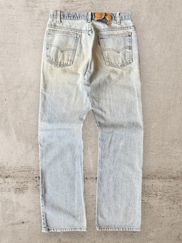 90s Levi’s Orange Tab Light Wash Denim Jeans - 30x31