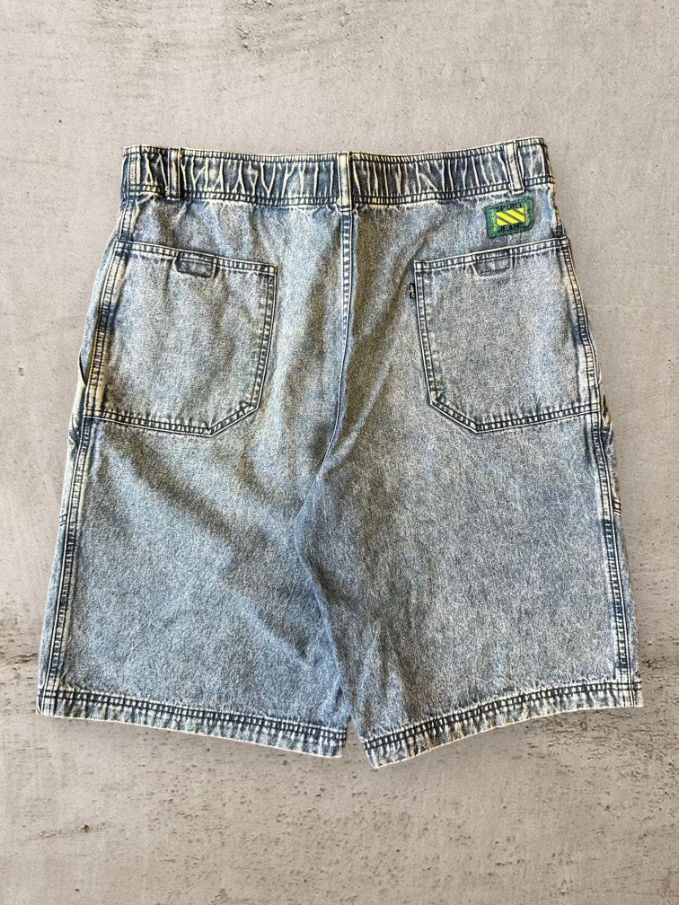 90s Levi’s Black Tab Acid Wash Denim Shorts - 34”