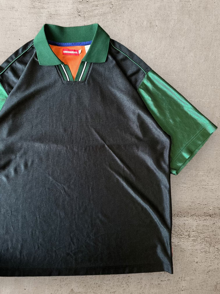 00s Union Bay Color Block Polyester Jersey - XL