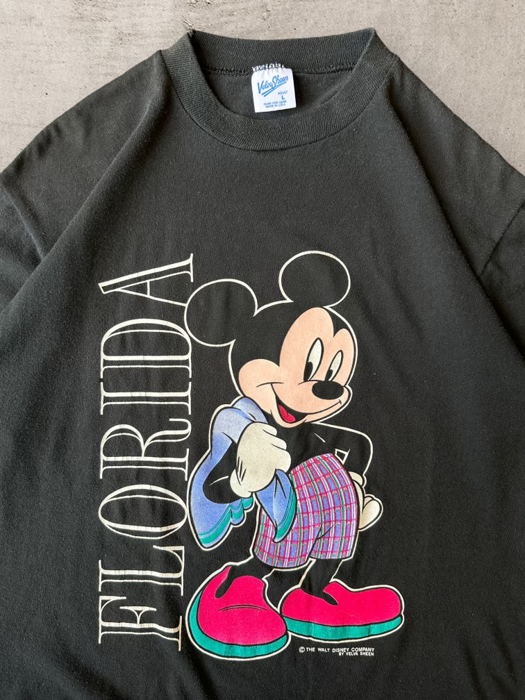 90s Mickey Mouse Florida T-Shirt - Medium
