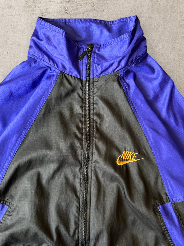 90s Nike Color Block Zip Up Jacket - XL