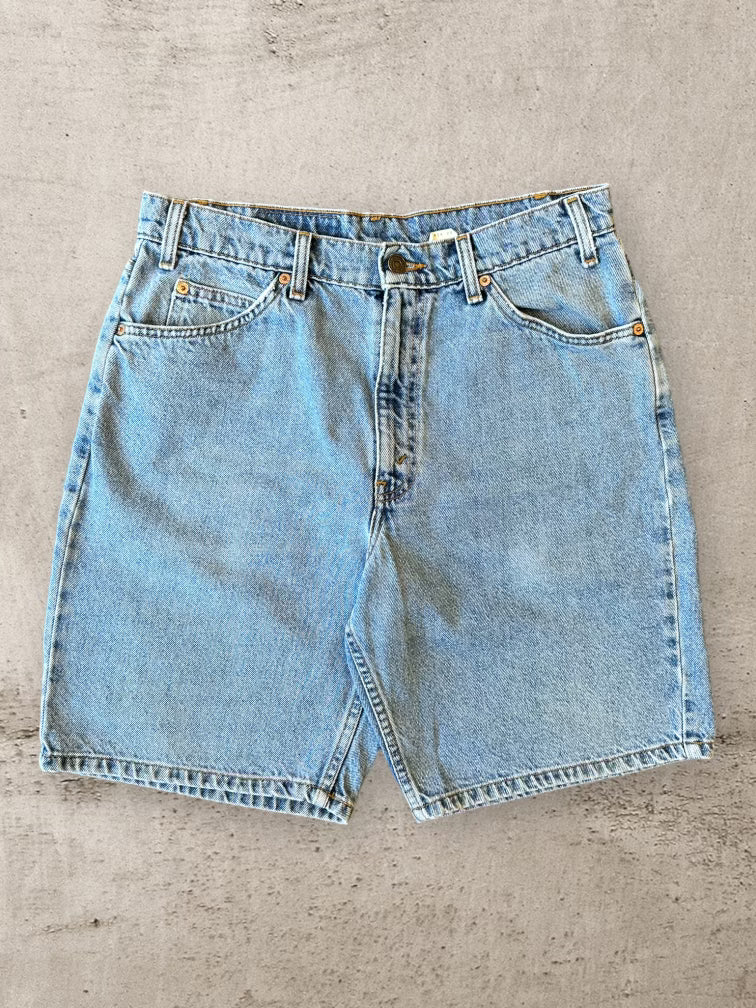90s Levi’s 550 Light Wash Denim Shorts - 32”