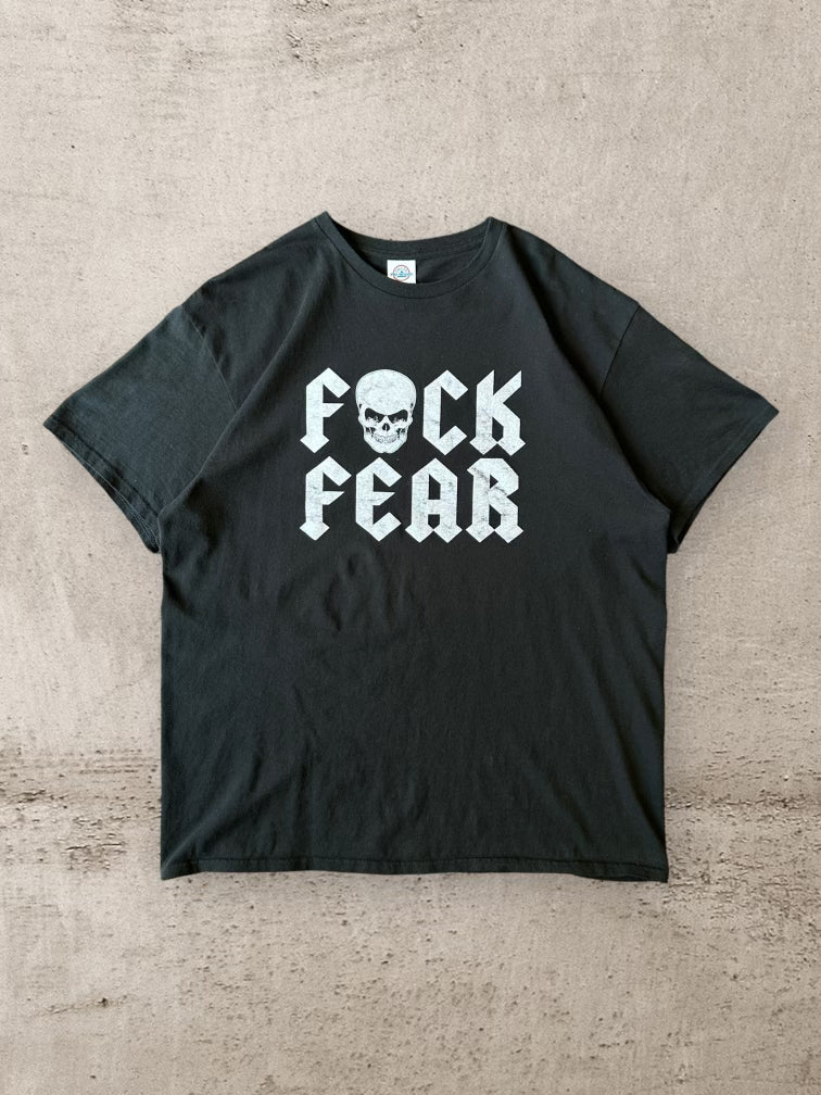 00s F*ck Fear Drink Beer T-Shirt - XL