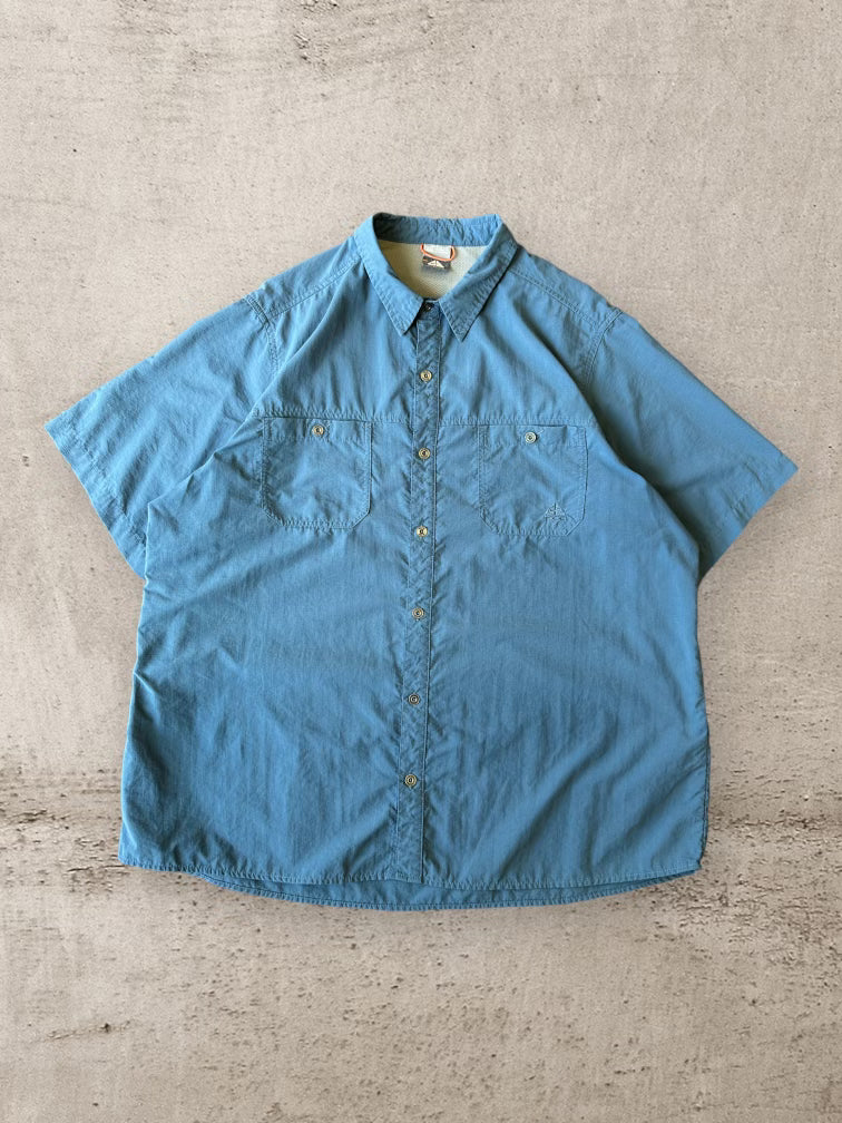 00s Nike ACG Blue Button Up Shirt - XXL