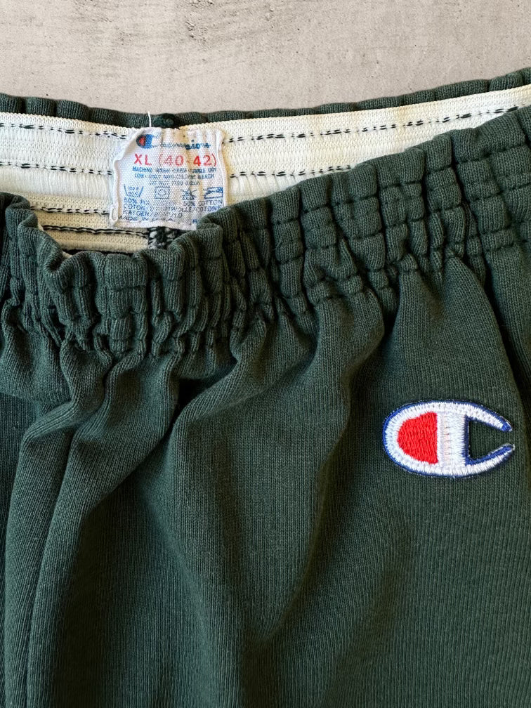 90s Champion Forest Green Cotton Shorts - XL
