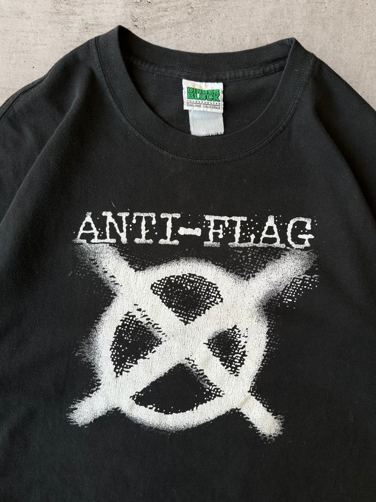 90s Anti-Flag T-Shirt - Large