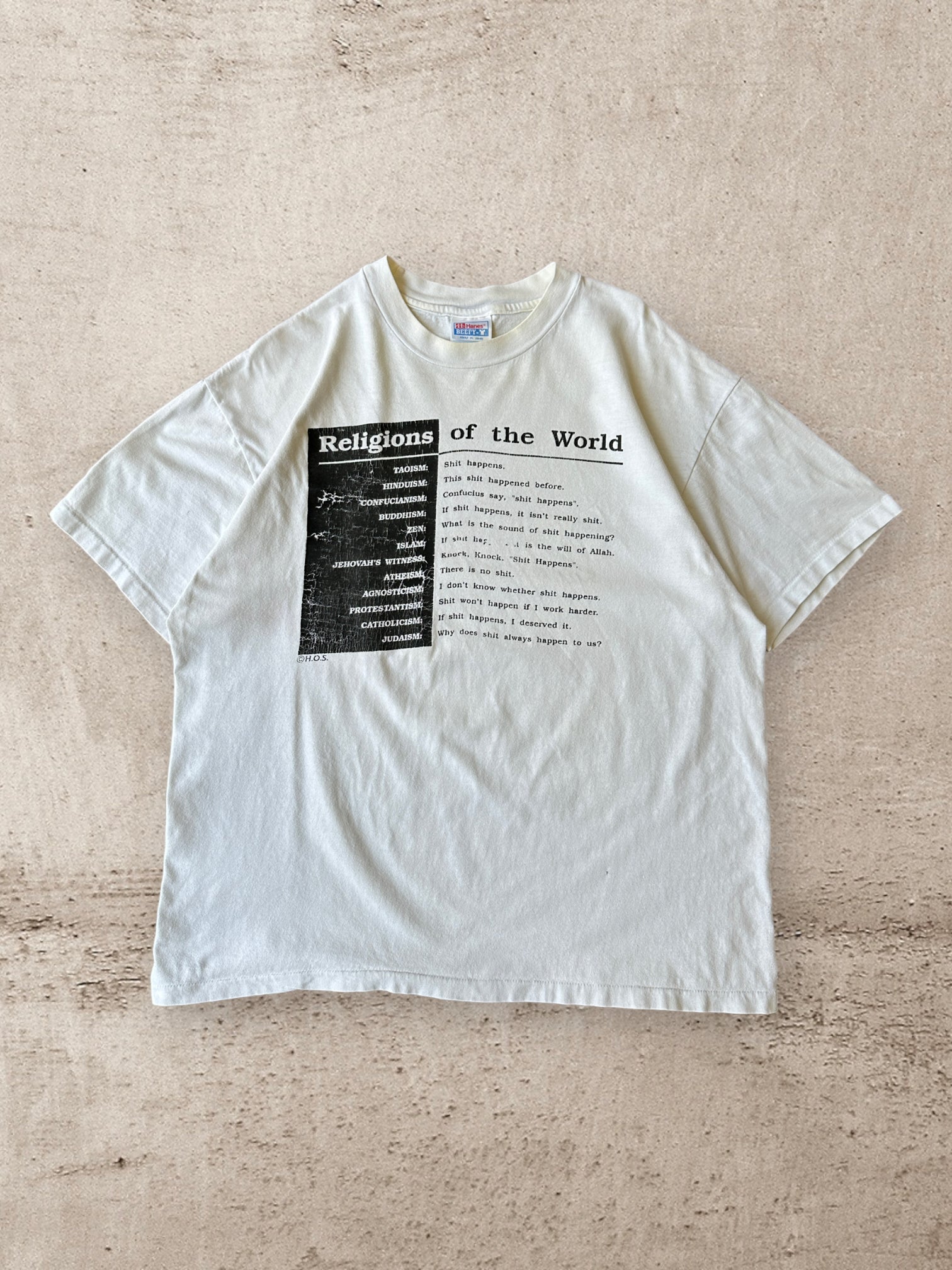 90s Religions of the World T-Shirt - XL