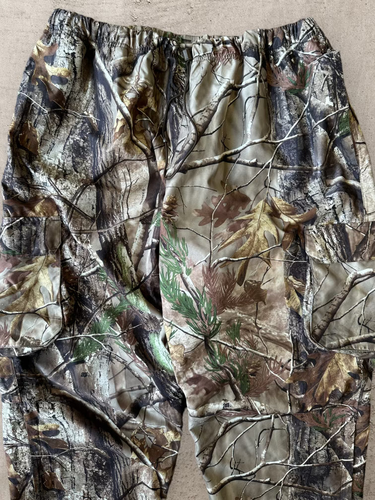 00s Real Tree Camouflage Nylon Cargo Pants - 36x30