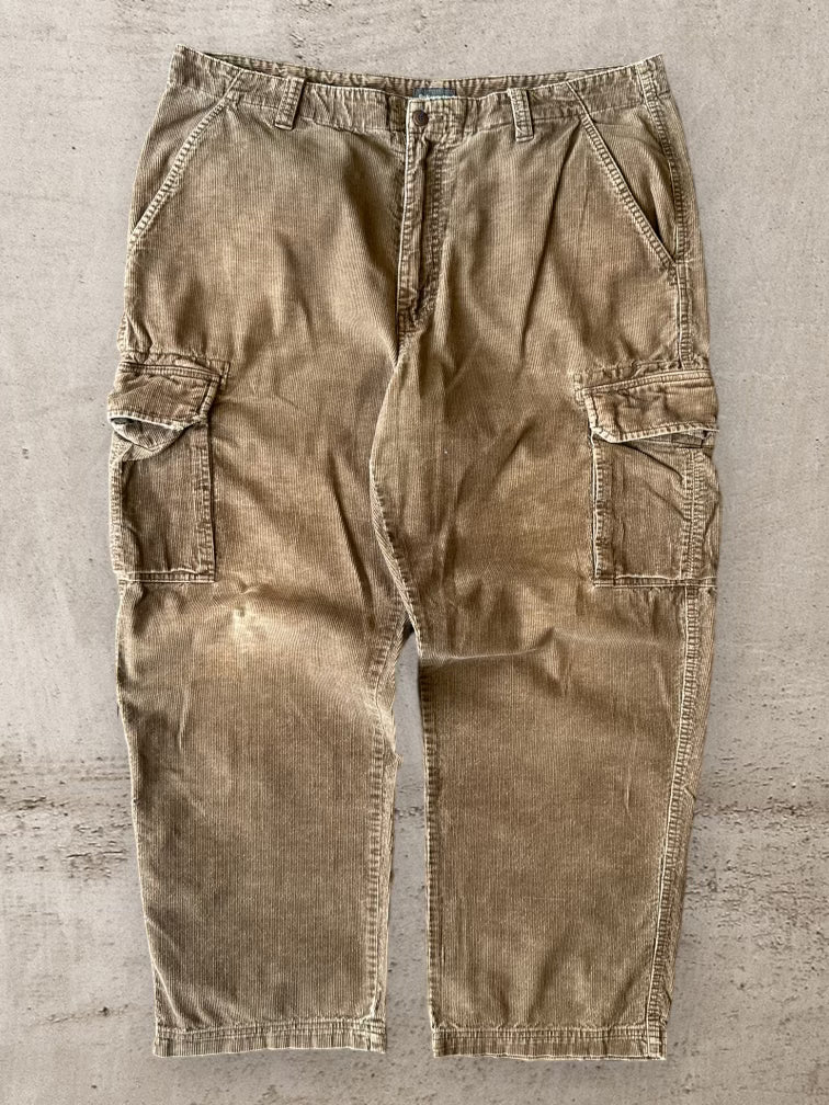 00s Brown Corduroy Cargo Pants - 40x29