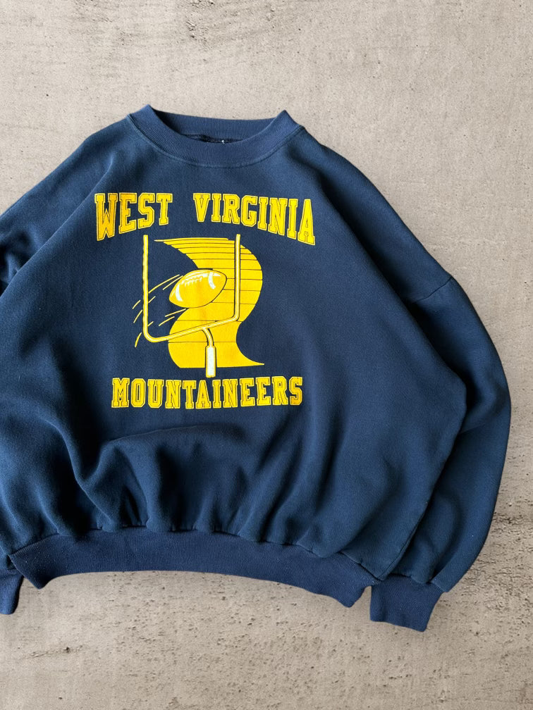 90s West Virginia Mountaineers Crewneck  - XXL
