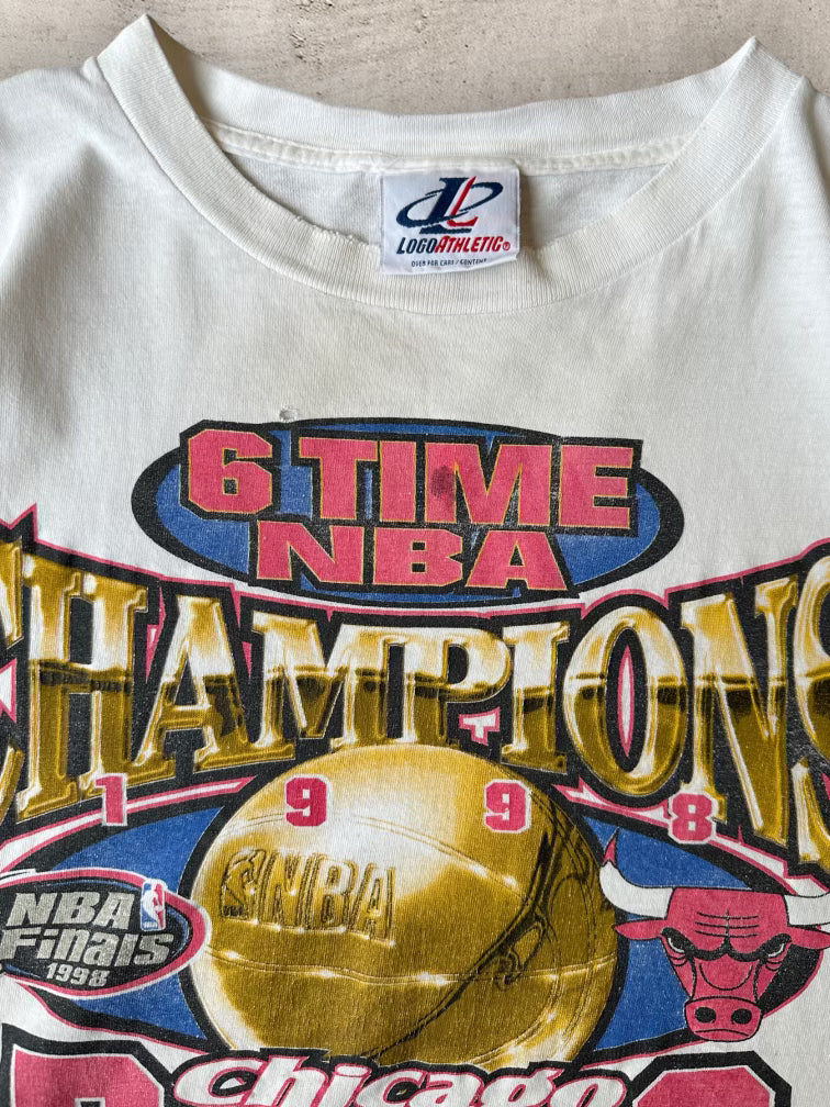 90s Chicago Bulls 6x Champions T-Shirt - XL