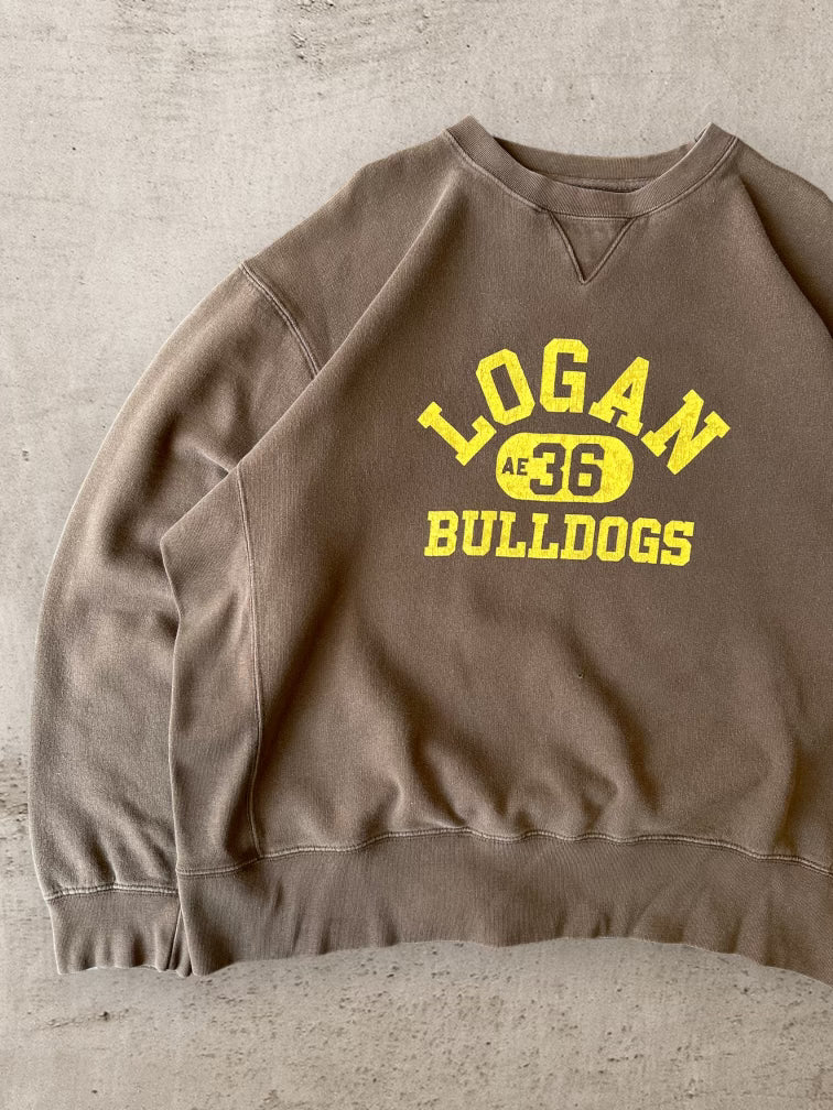 00s Logan Bulldogs Crewneck - XL