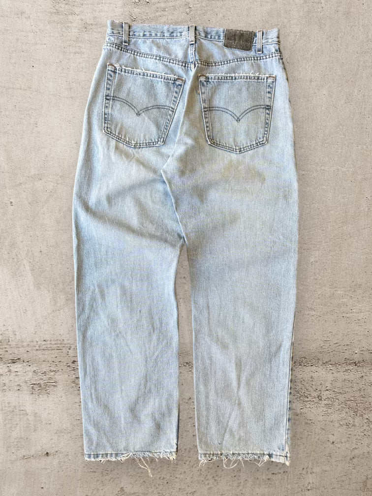 90s Levi’s SilverTab Light Wash Denim Jeans - 35x30