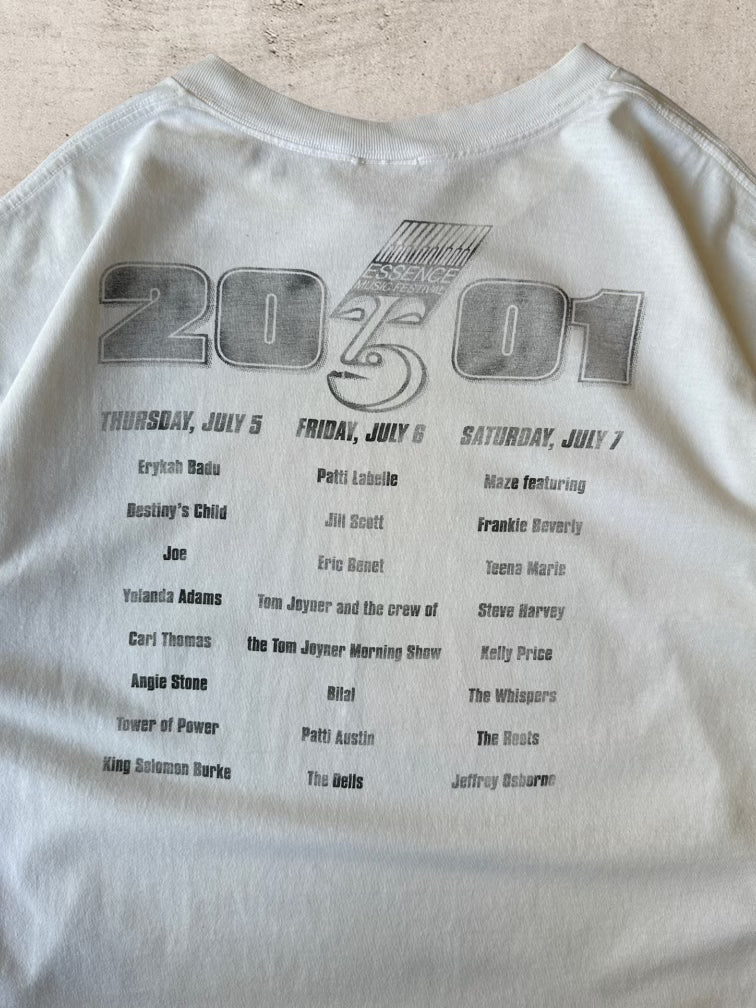 2001 New Orleans Essence Music Festival T-Shirt - XL