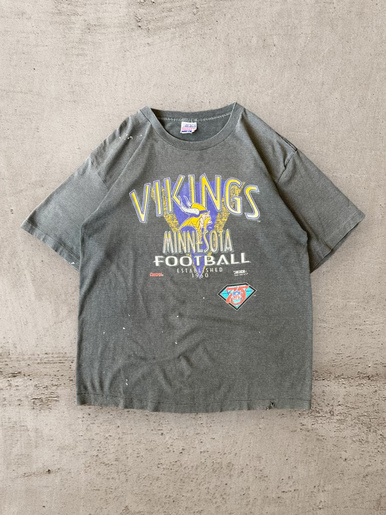 90s Minnesota Viking Football T-Shirt - XL