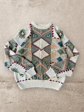 Load image into Gallery viewer, 90s Novo Multicolor Knit Sweater - XL
