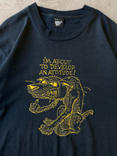 Load image into Gallery viewer, 80s Im About To Develop An Attitude! T-Shirt - Large
