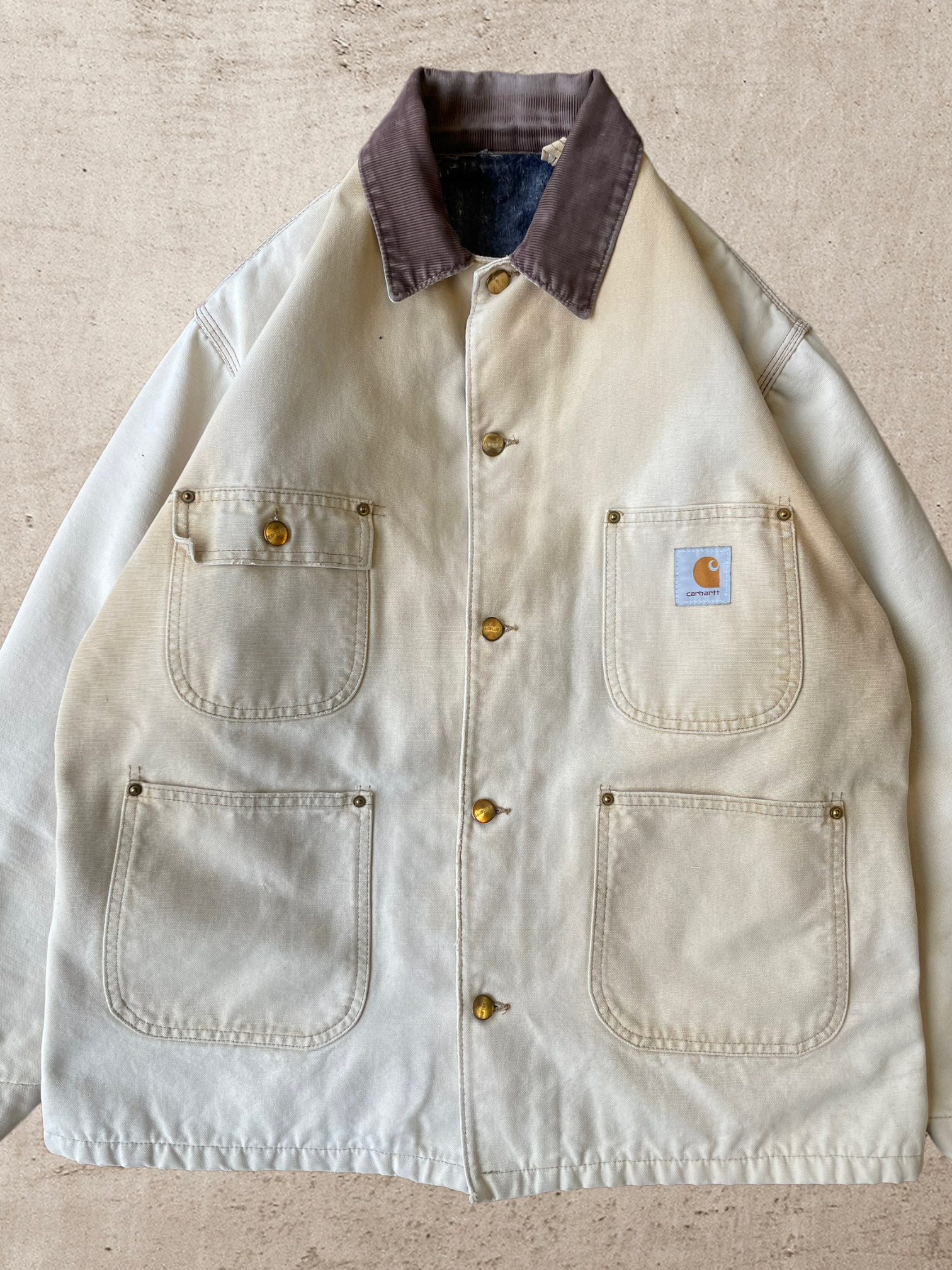 90s Carhartt Blanket Lined Chore Jacket - Large