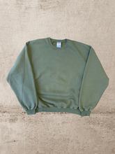 Load image into Gallery viewer, 90s Forest Green Blank Crewneck - Large
