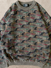 Load image into Gallery viewer, 90s TSR Multicolor Knit Sweater - X-Large
