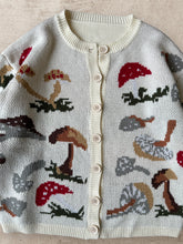 Load image into Gallery viewer, 90s Mushroom Nature Knit Cardigan - XL
