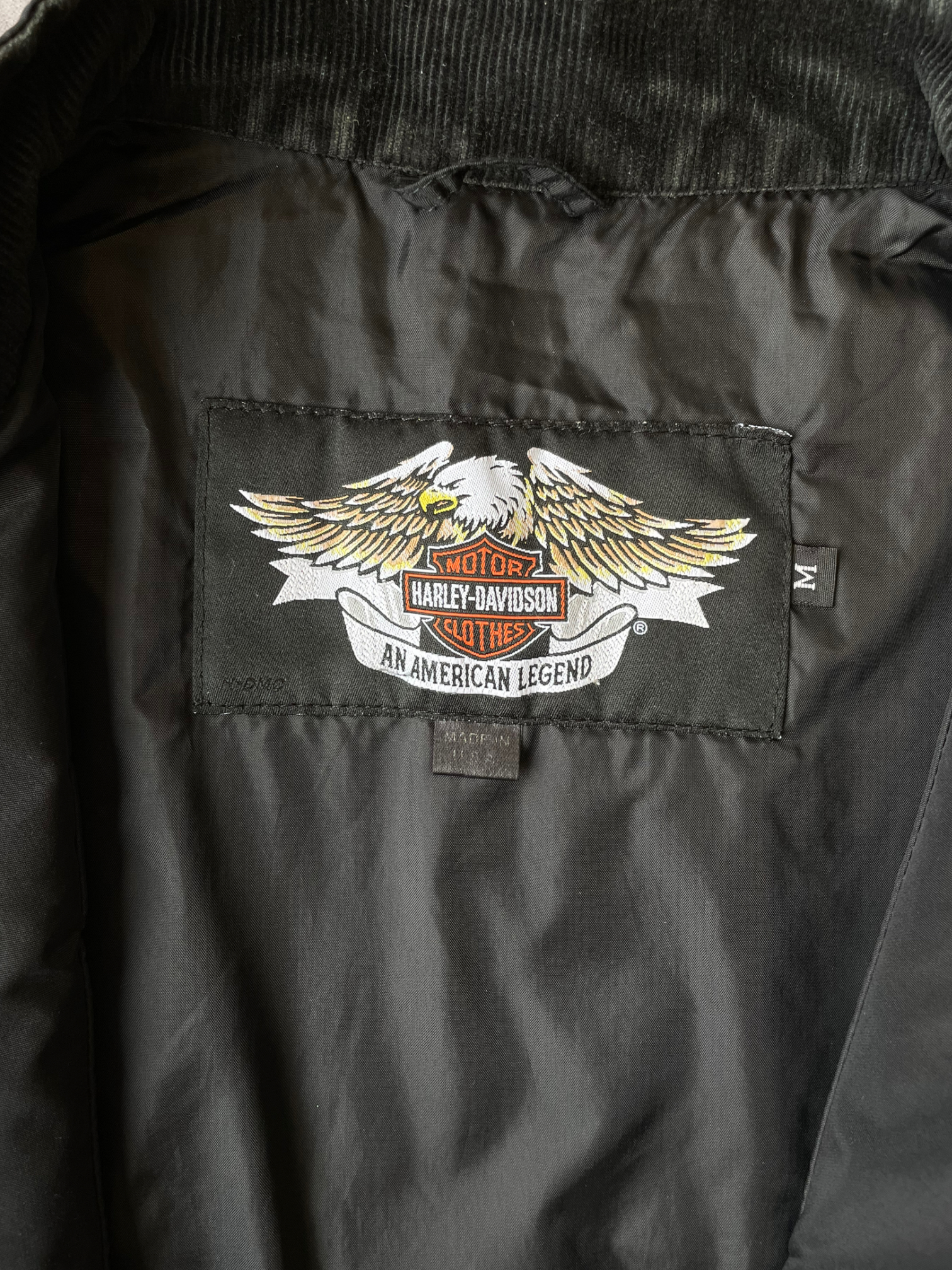Vintage Harley Davidson Moto Racing Jacket - Medium/Large