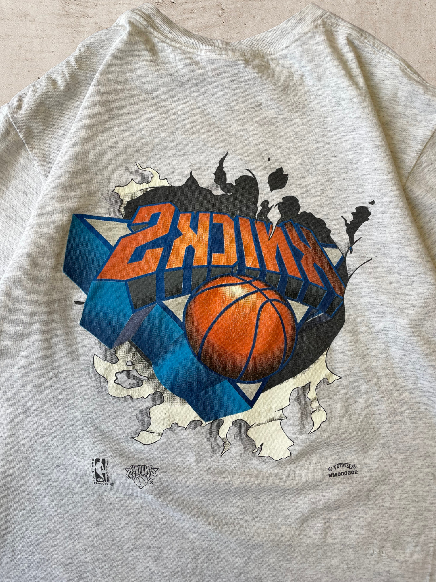 90s New York Knicks Nutmeg T-Shirt - Large