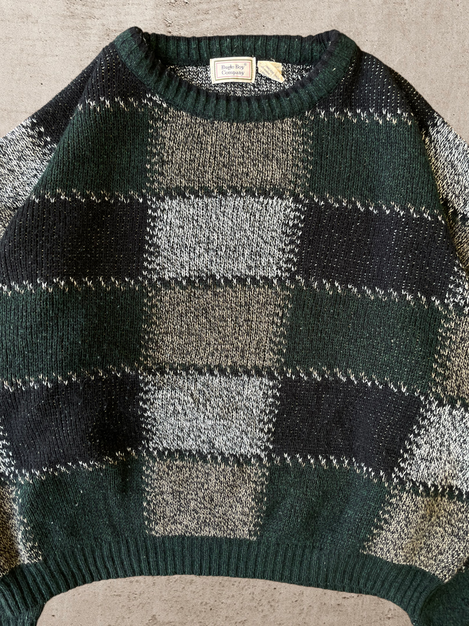 90s Bugle Boy Knit Sweater Boxy Fit - Large/XL
