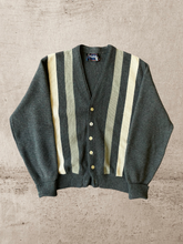 Load image into Gallery viewer, 80s Stripped Knit Cardigan - Medium
