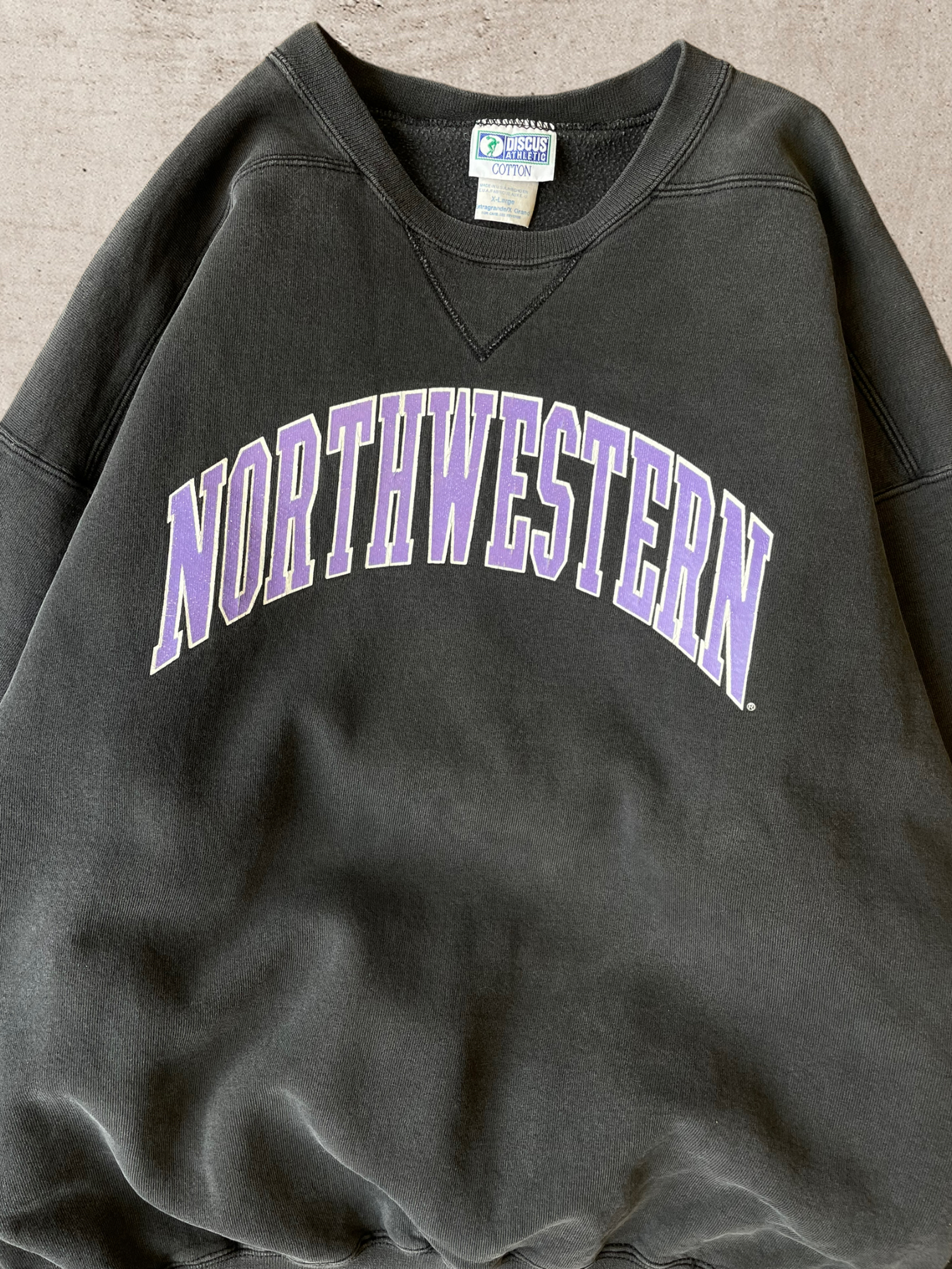 90s Northwestern University Crewneck - X-Large