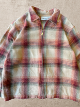 Load image into Gallery viewer, Vintage Plaid Flannel Zip up - Woman’s XL
