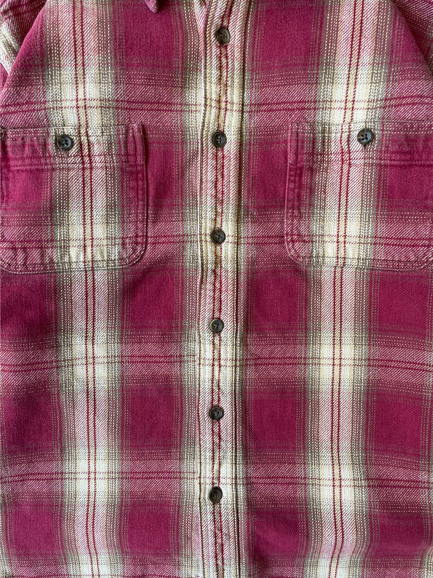 Vintage Plaid Flannel - Medium