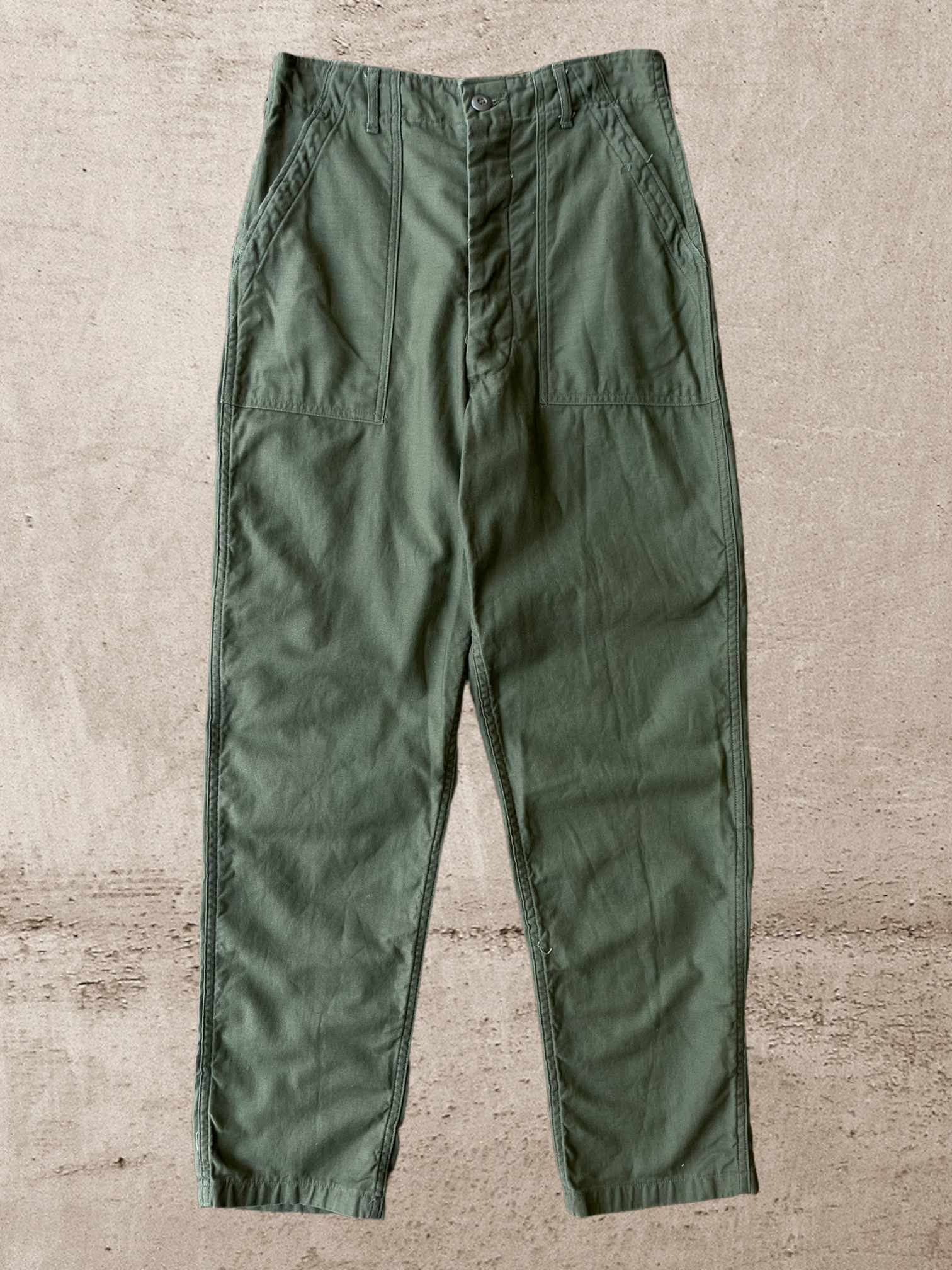 70s/80s Military OG 107 Fatigue Pants - 30x30