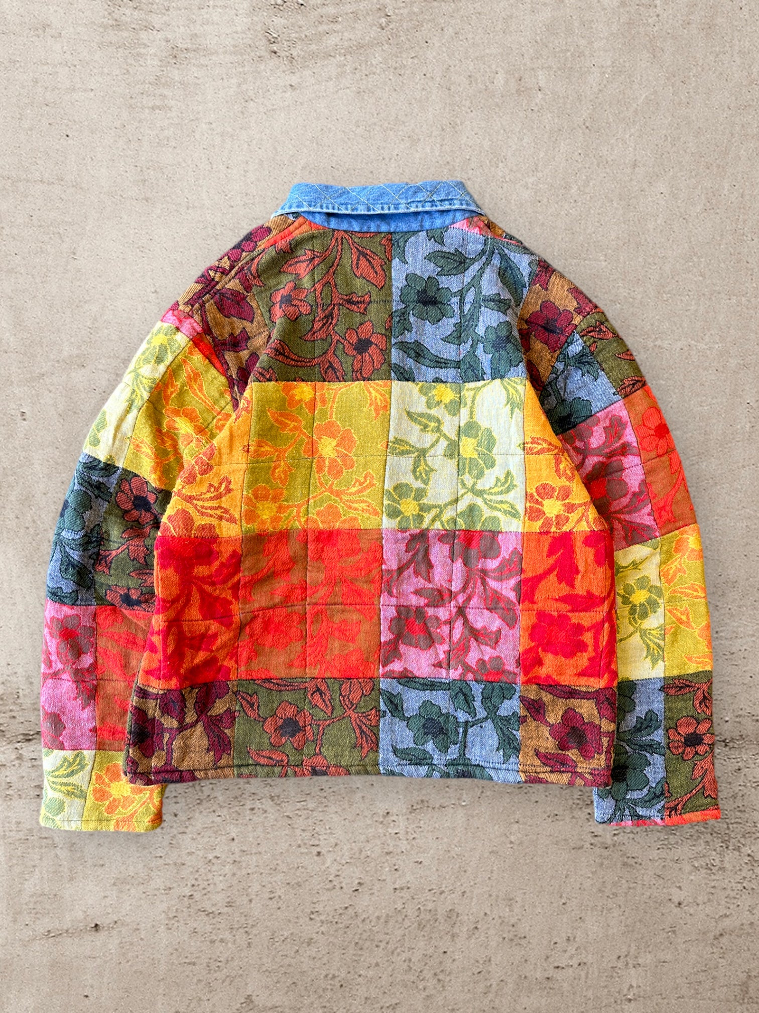90s Tantrums Patchwork Floral Jacket - Medium