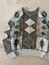 Load image into Gallery viewer, 90s Novo Multicolor Knit Sweater - XL
