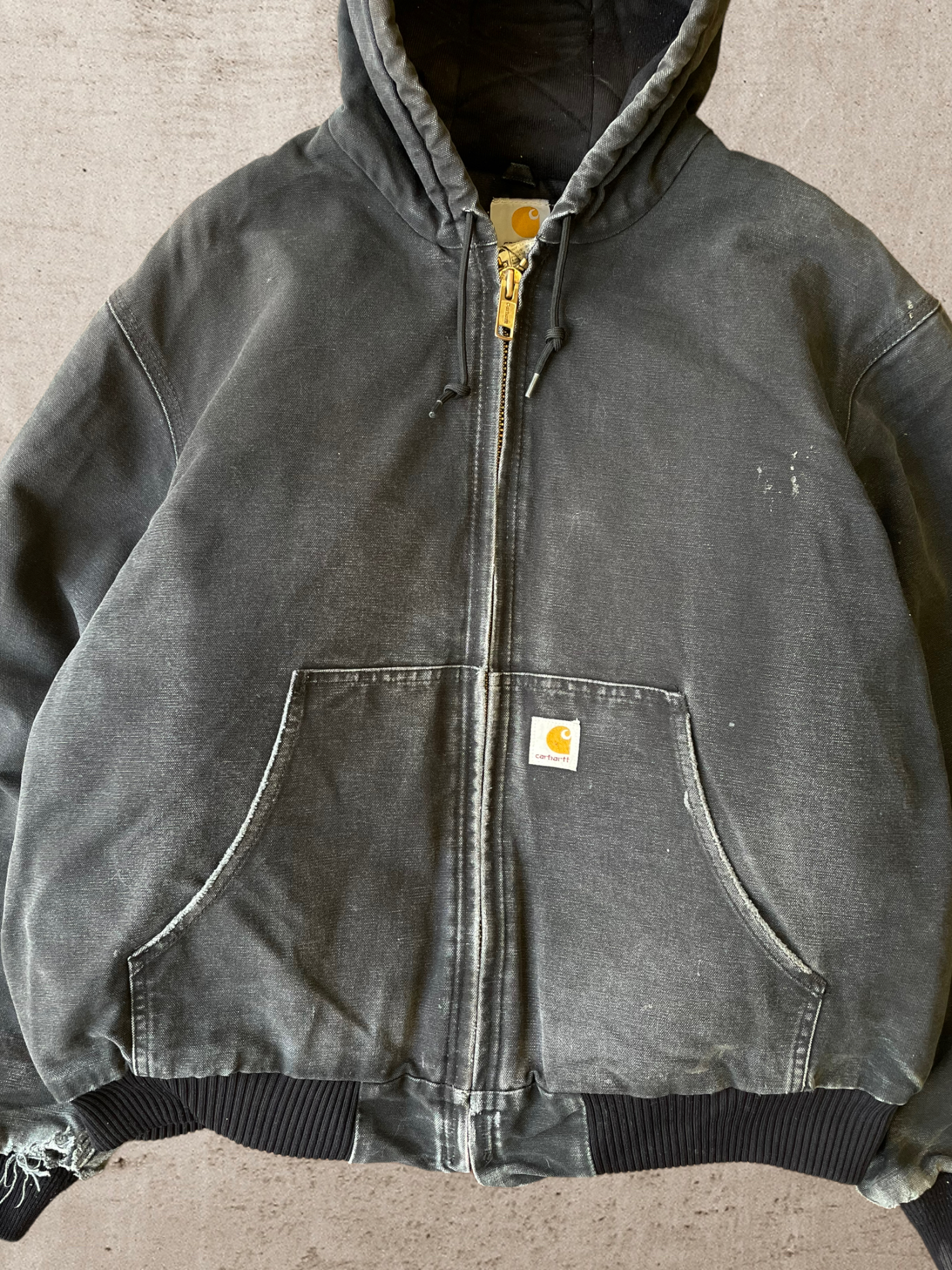 Vintage Carhartt Hooded Jacket - Large