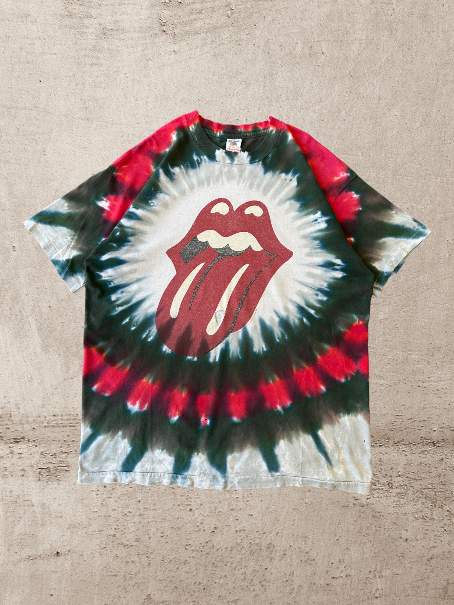 1994 Rolling Stones Tie Dye Shirt - XL