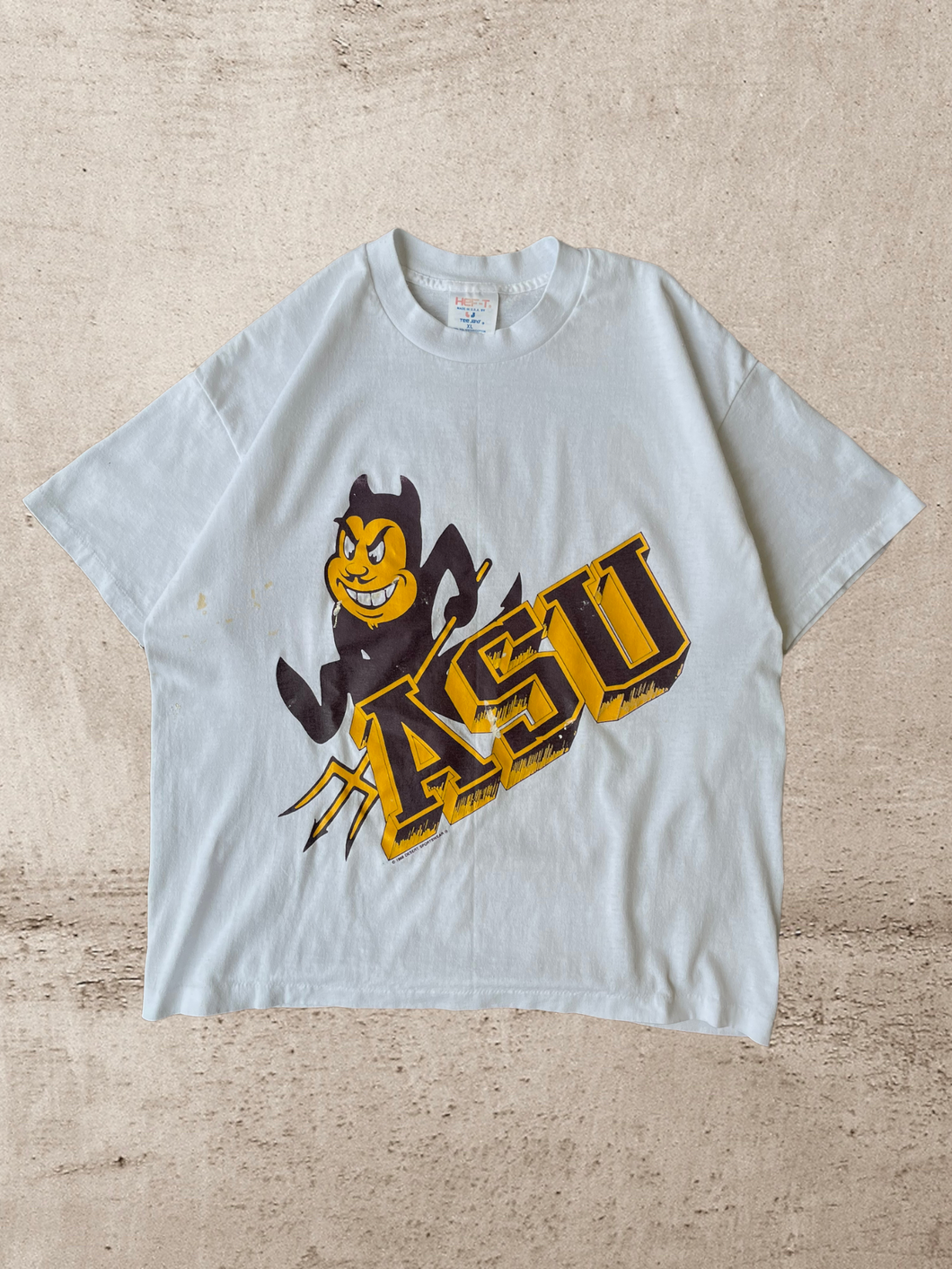 90s Distressed Arizona State University T-Shirt - Large