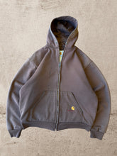 Load image into Gallery viewer, 90s Carhartt Brown Thermal Lined Heavyweight Sweatshirt - Large

