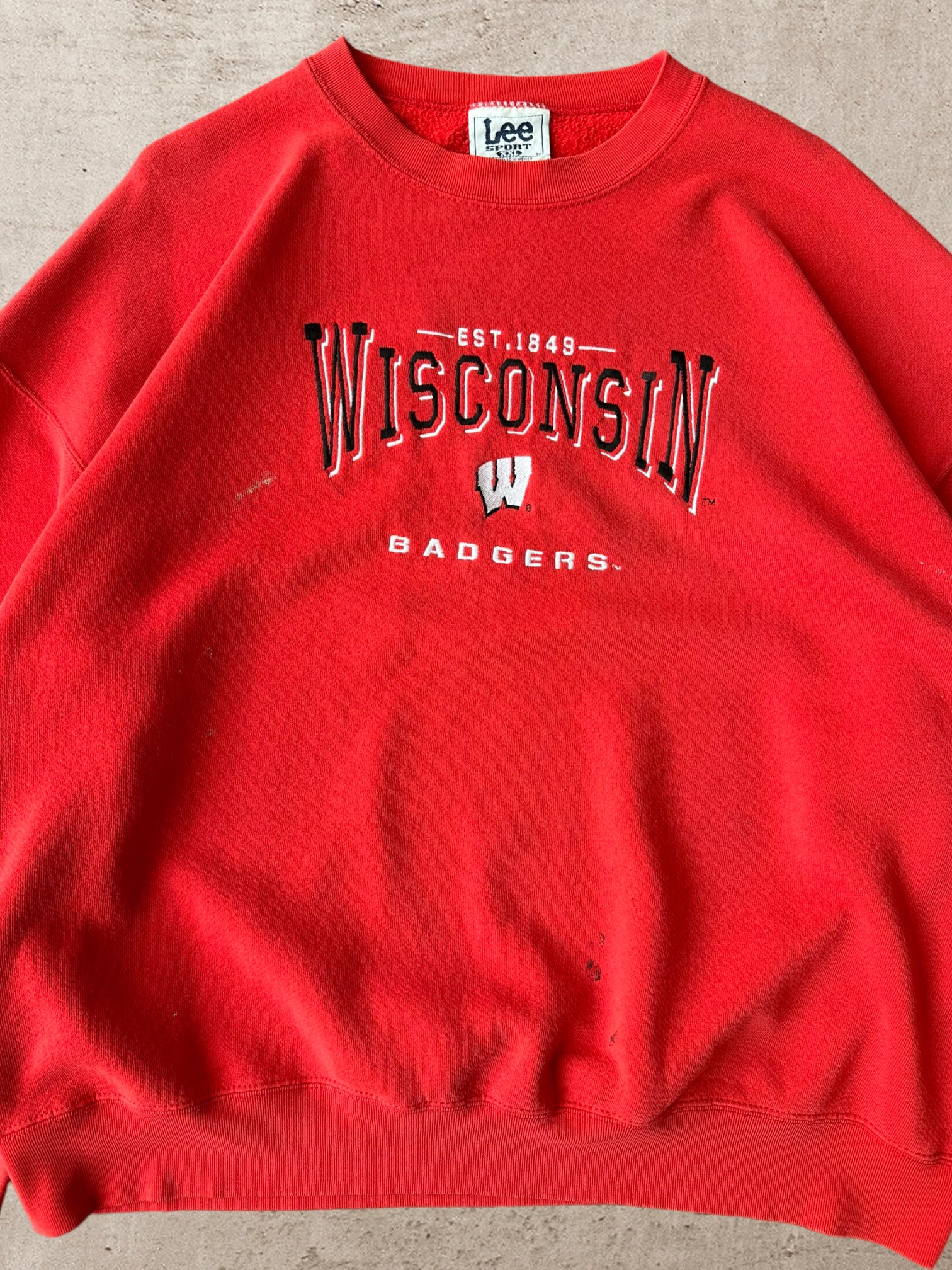 90s University of Wisconsin Crewneck - XXL