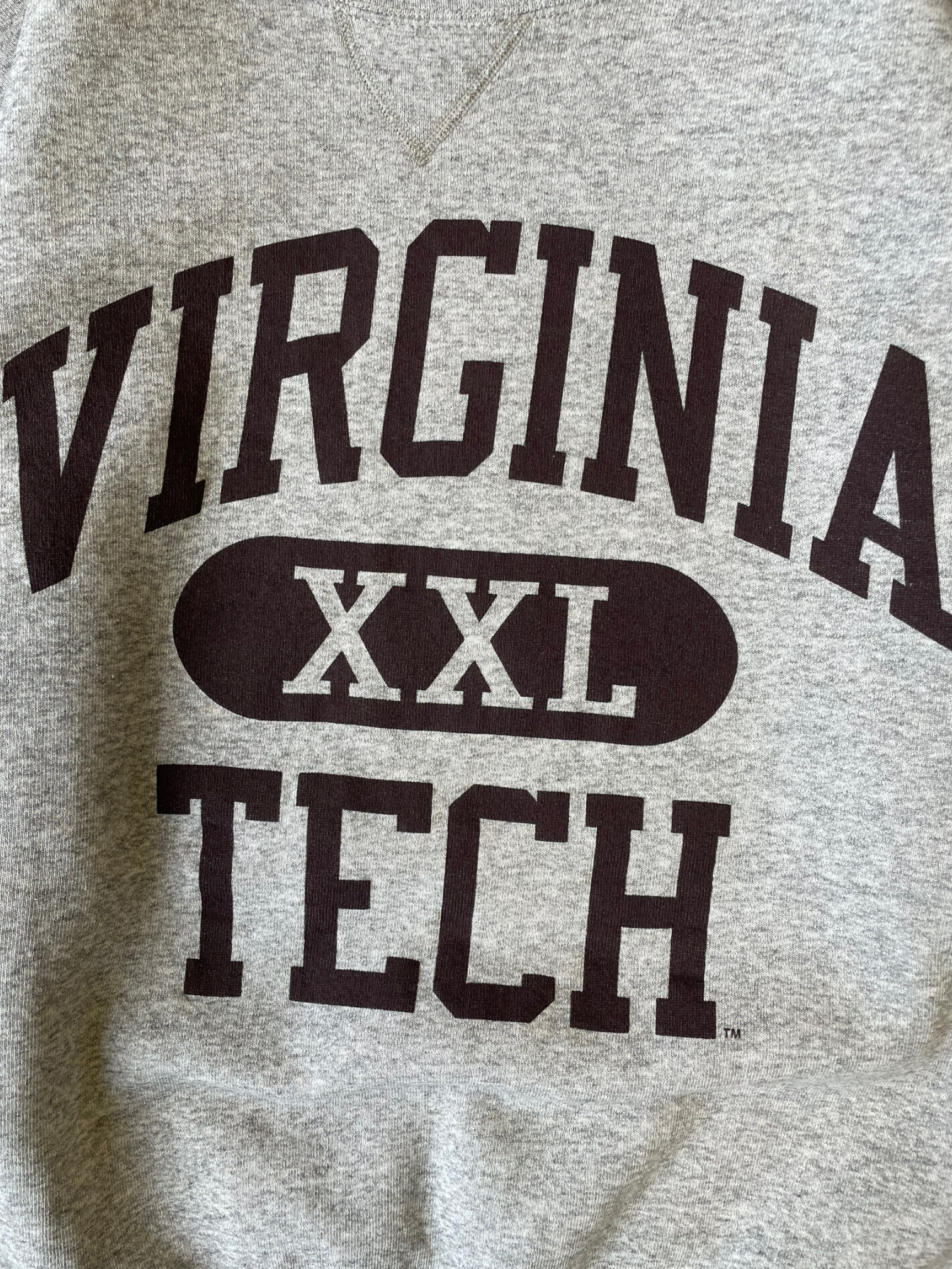 90s Virginia Tech Athletics Crewneck - X-Large