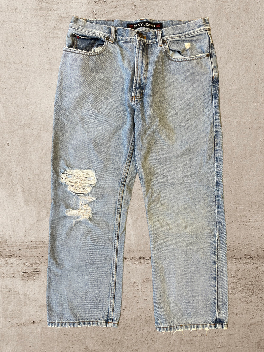 Vintage Dkny Distressed Jeans - 32x24