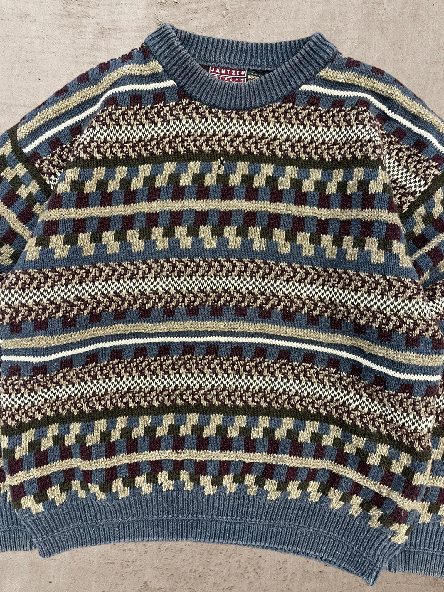 90s Multicolor Jantzen Knit Sweater - Large