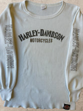 Load image into Gallery viewer, 80s Harley Davidson Waffle Thermal Shirt - Large

