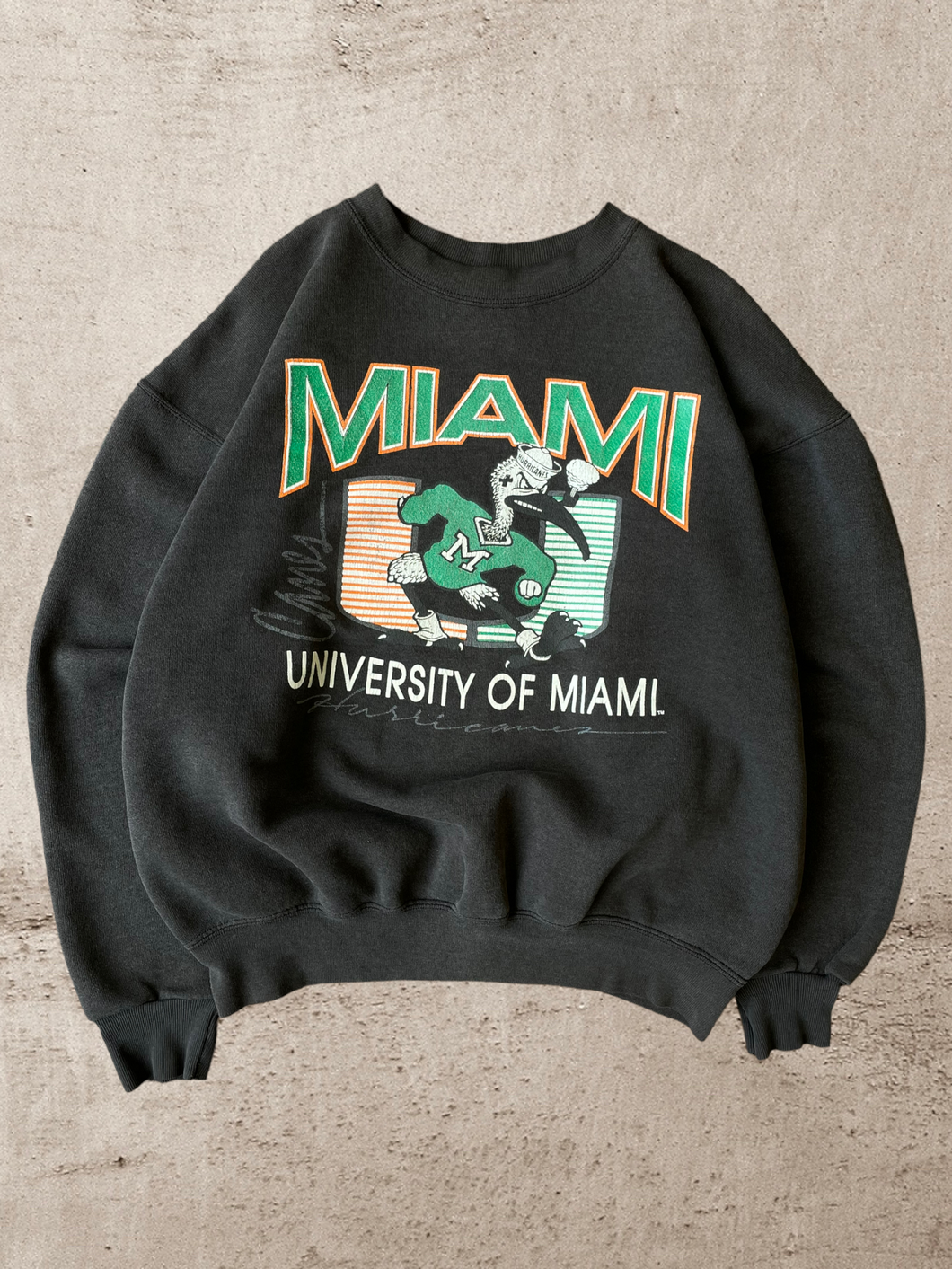 90s Miami University Hurricanes Crewneck - Large