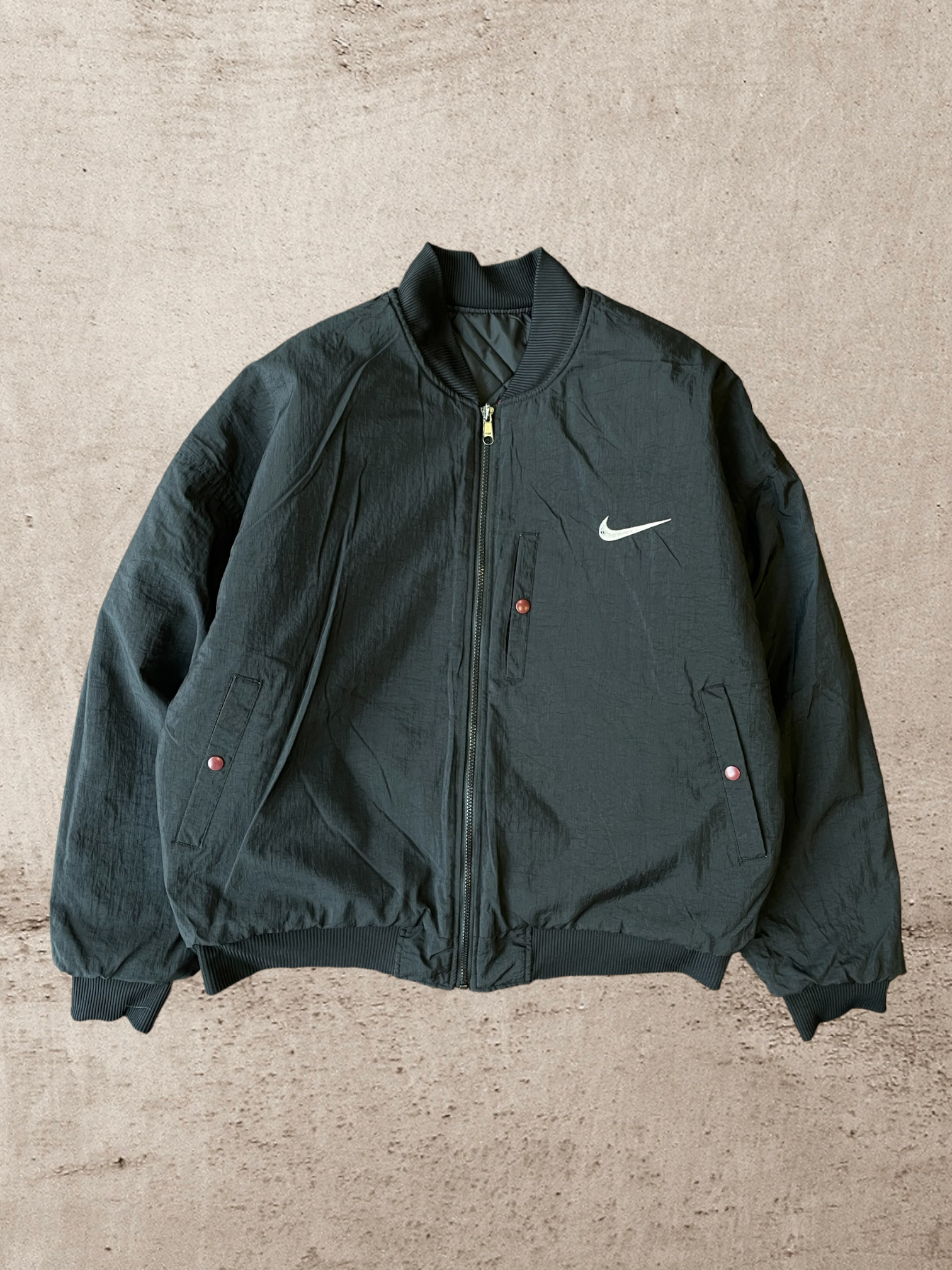 90s Nike Reversible Quilted Jacket - X-Large